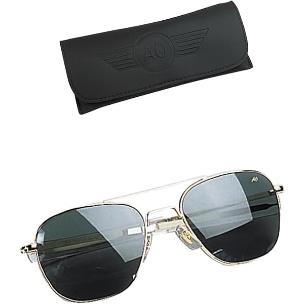 “American optics” 純正政府空軍パイロットサングラス クロム Amazon | 